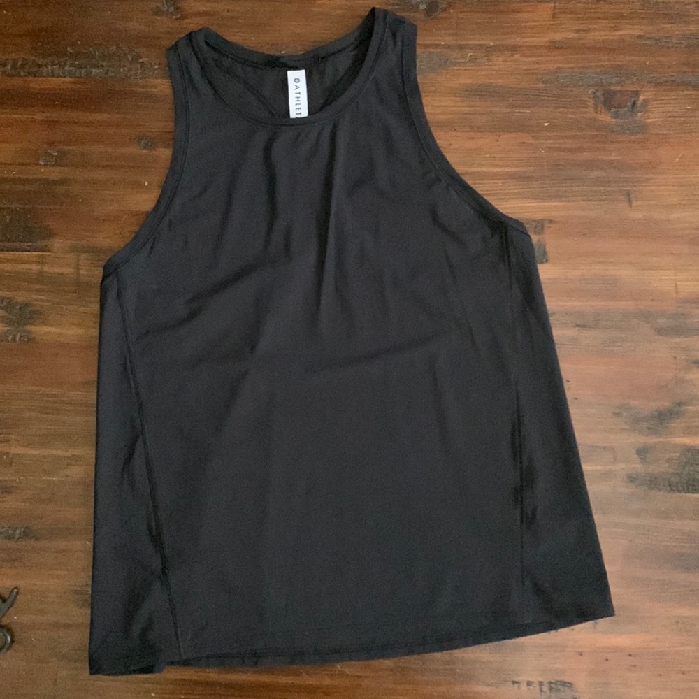 Athleta Black Lightweight Racerback Tank, Size SP